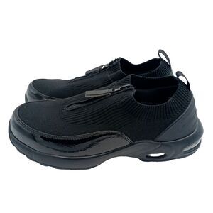 NEW Larnmern Steel Toe Shoes Womens Stretch Fabric Upper‎ Slip On Work Size 9.5